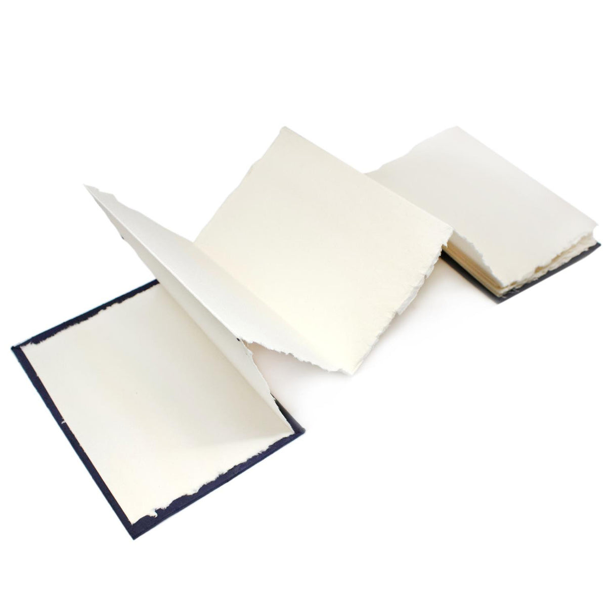 Handmade Sketchbook - Concertina A5 Portrait - 100% Cotton Rag Paper