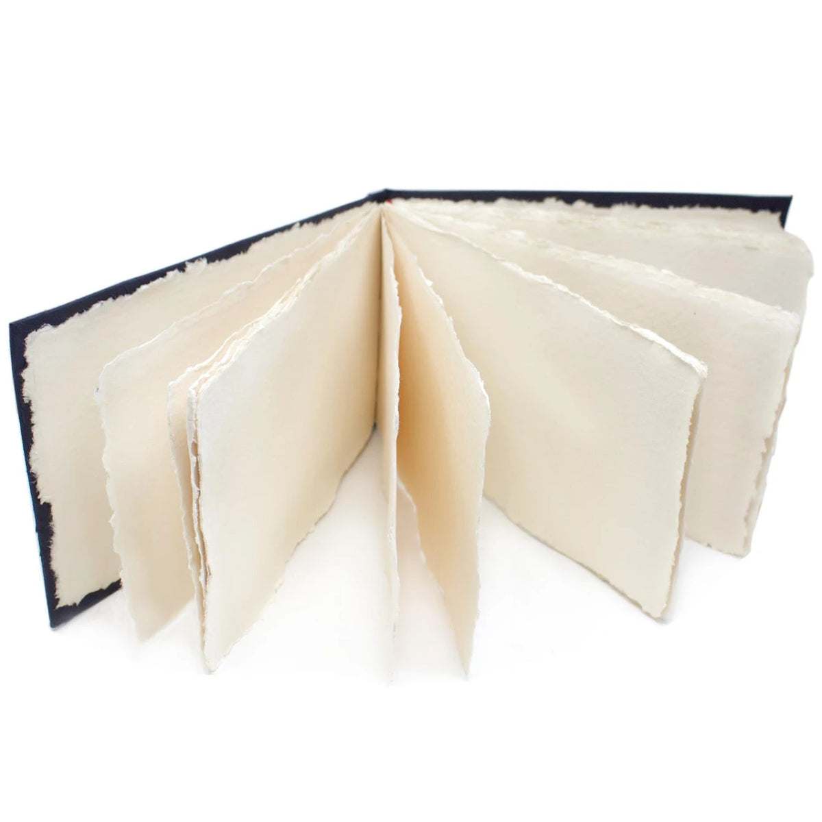 Handmade Sketchbook - Concertina A5 Portrait - 100% Cotton Rag Paper