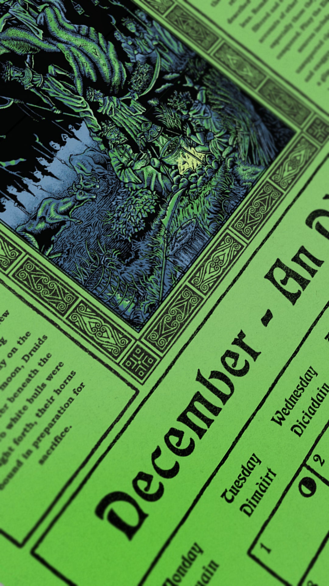 2026 Illustrated Scottish Myths, Legends and Folklore, Pagan Calendar