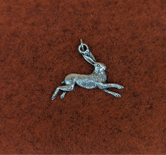 Pewter Hare Charm