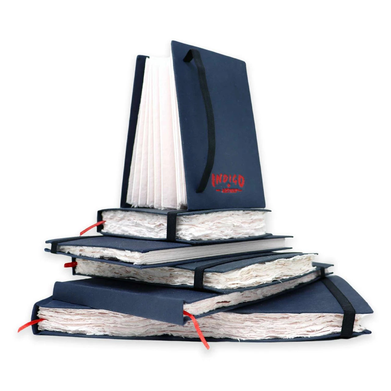 Handmade Sketchbook - Concertina A5 Portrait - 100% Cotton Rag Paper
