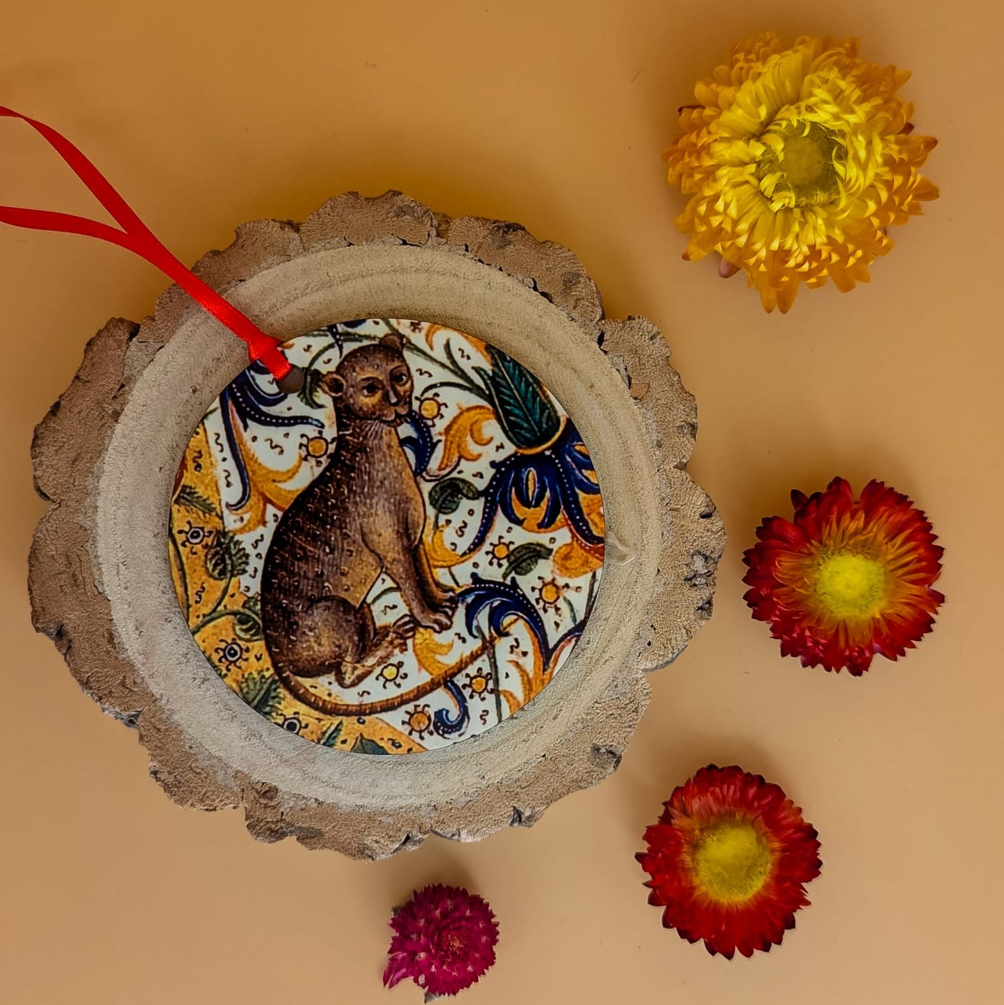 'Medieval Cat' Yule Tree Decoration
