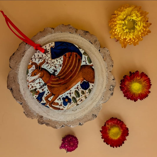 'Medieval Dog' Yule Tree Decoration