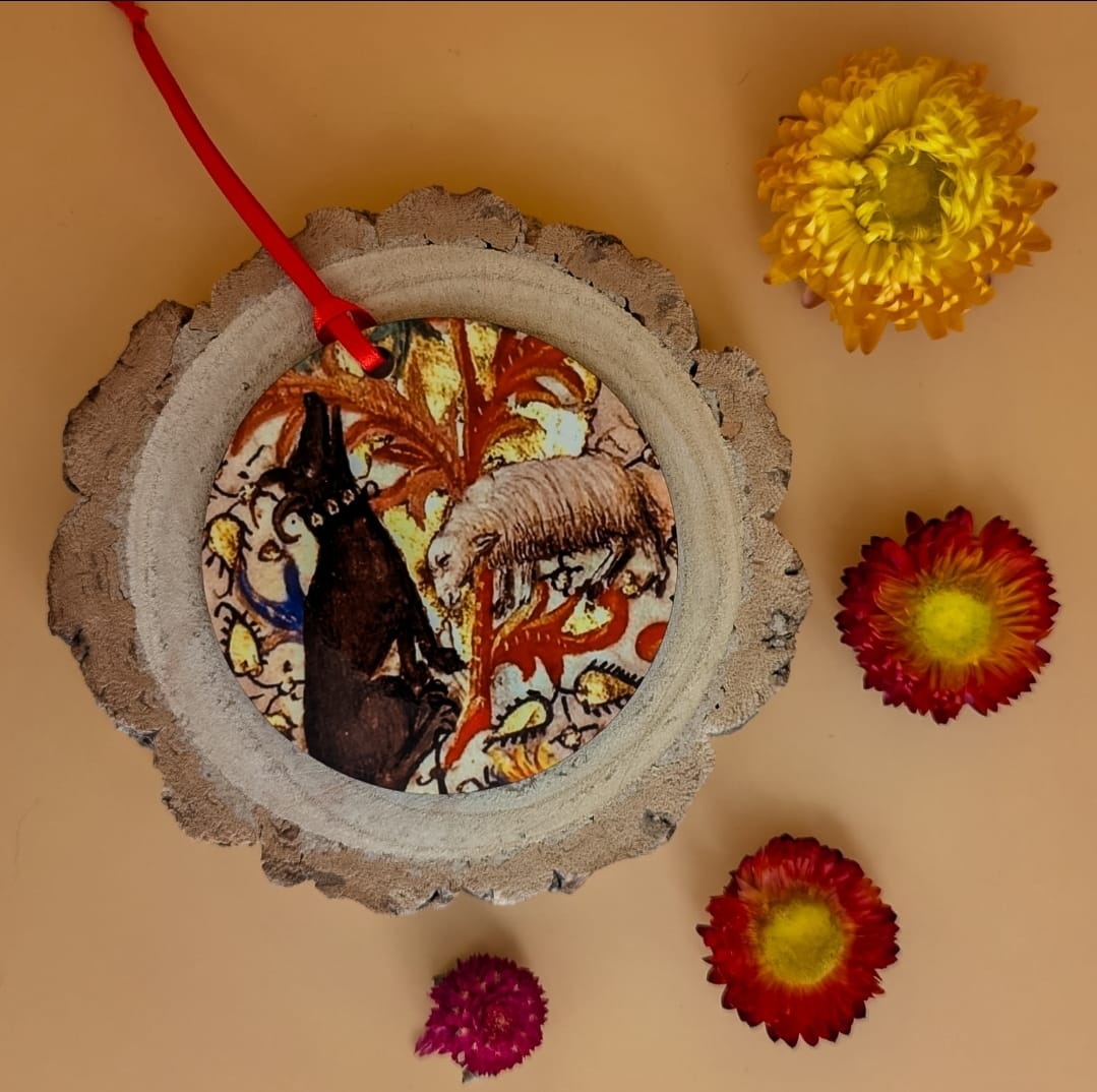'Medieval Dog' Yule Tree Decoration