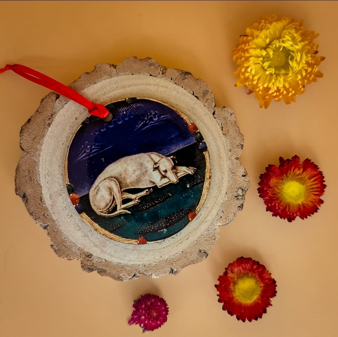 'Medieval Dog' Yule Tree Decoration