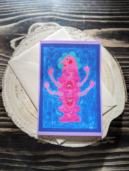 ‘Worm’ Greeting Card