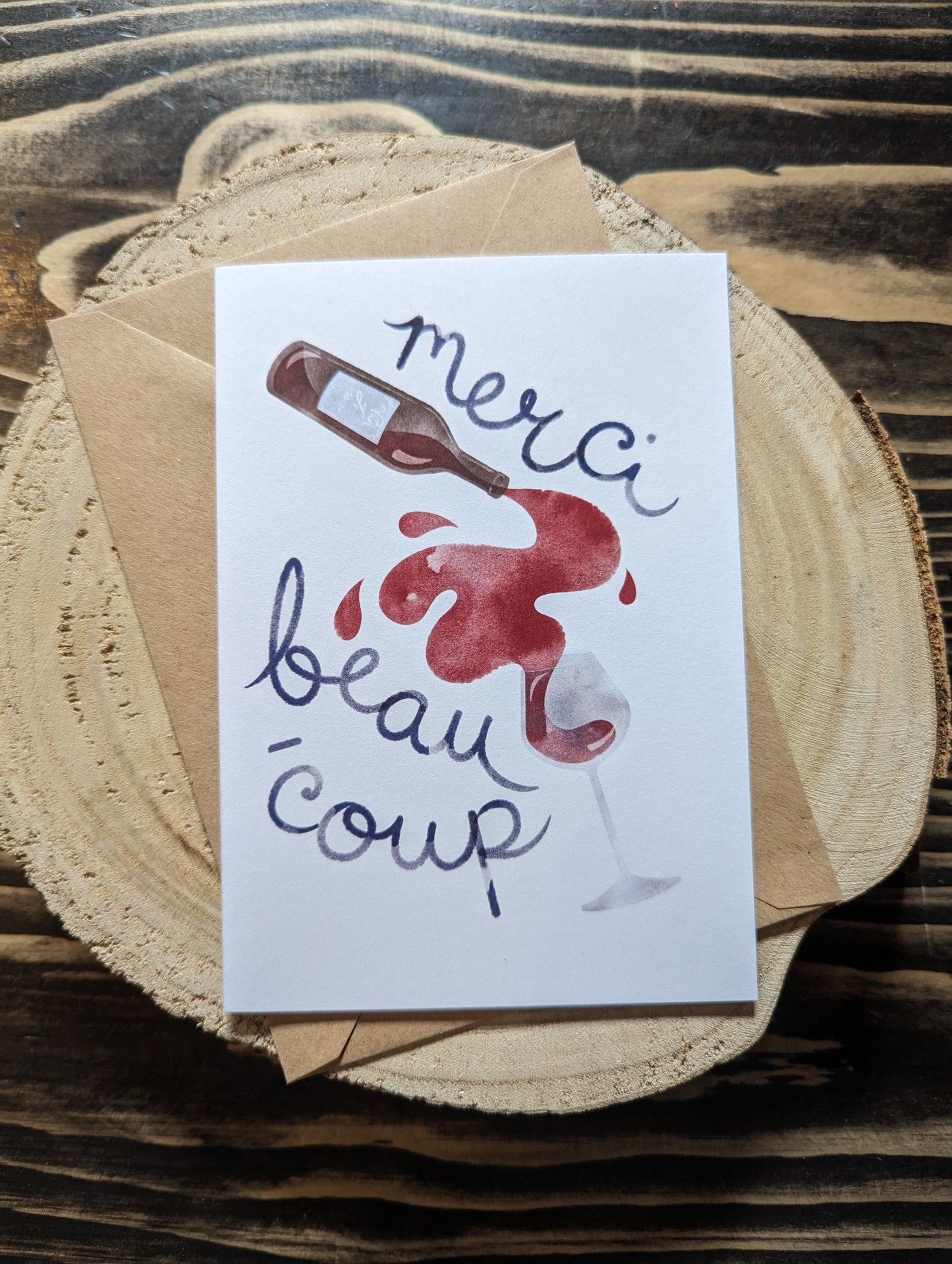 ‘Merci Beau Coup’ Greeting Card