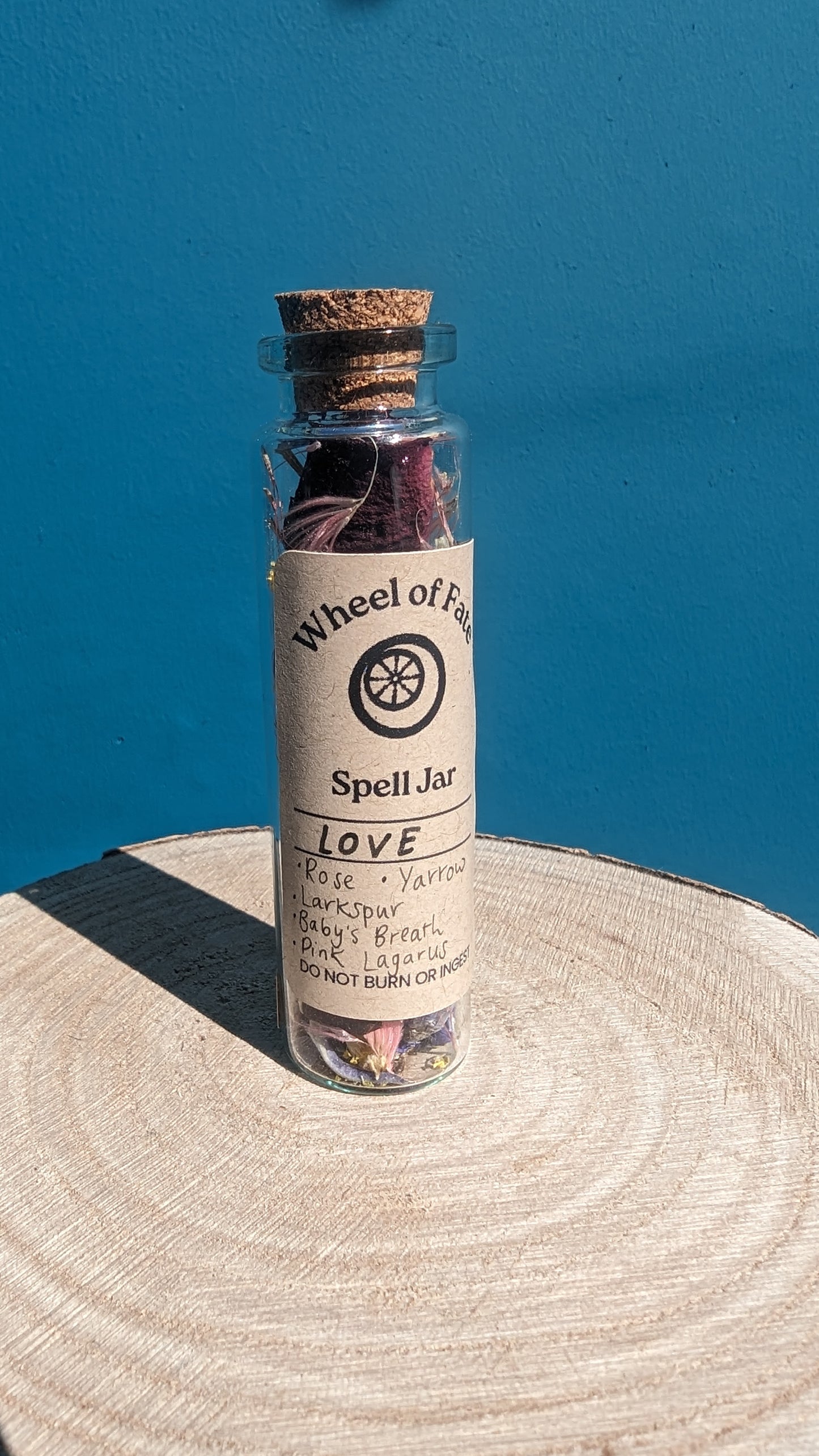 flower spell jar