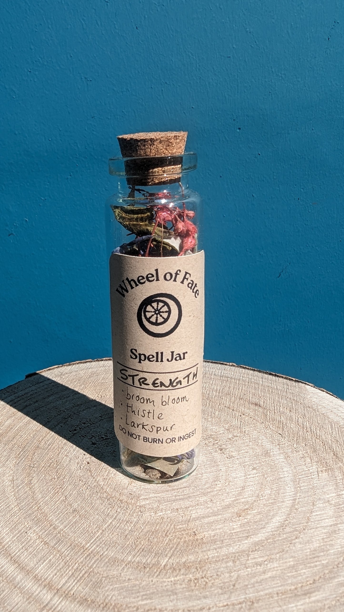 flower spell jar