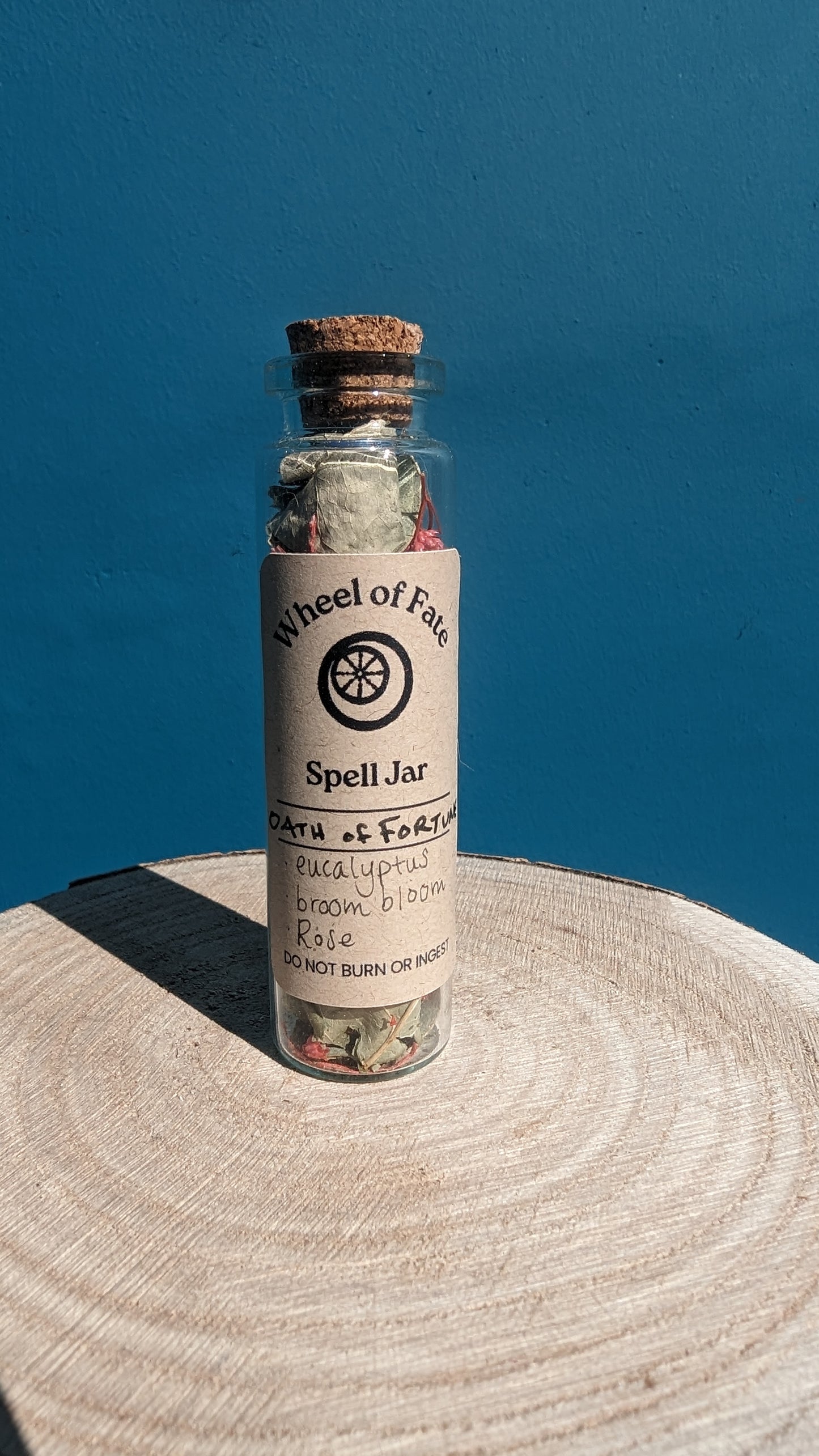 flower spell jar