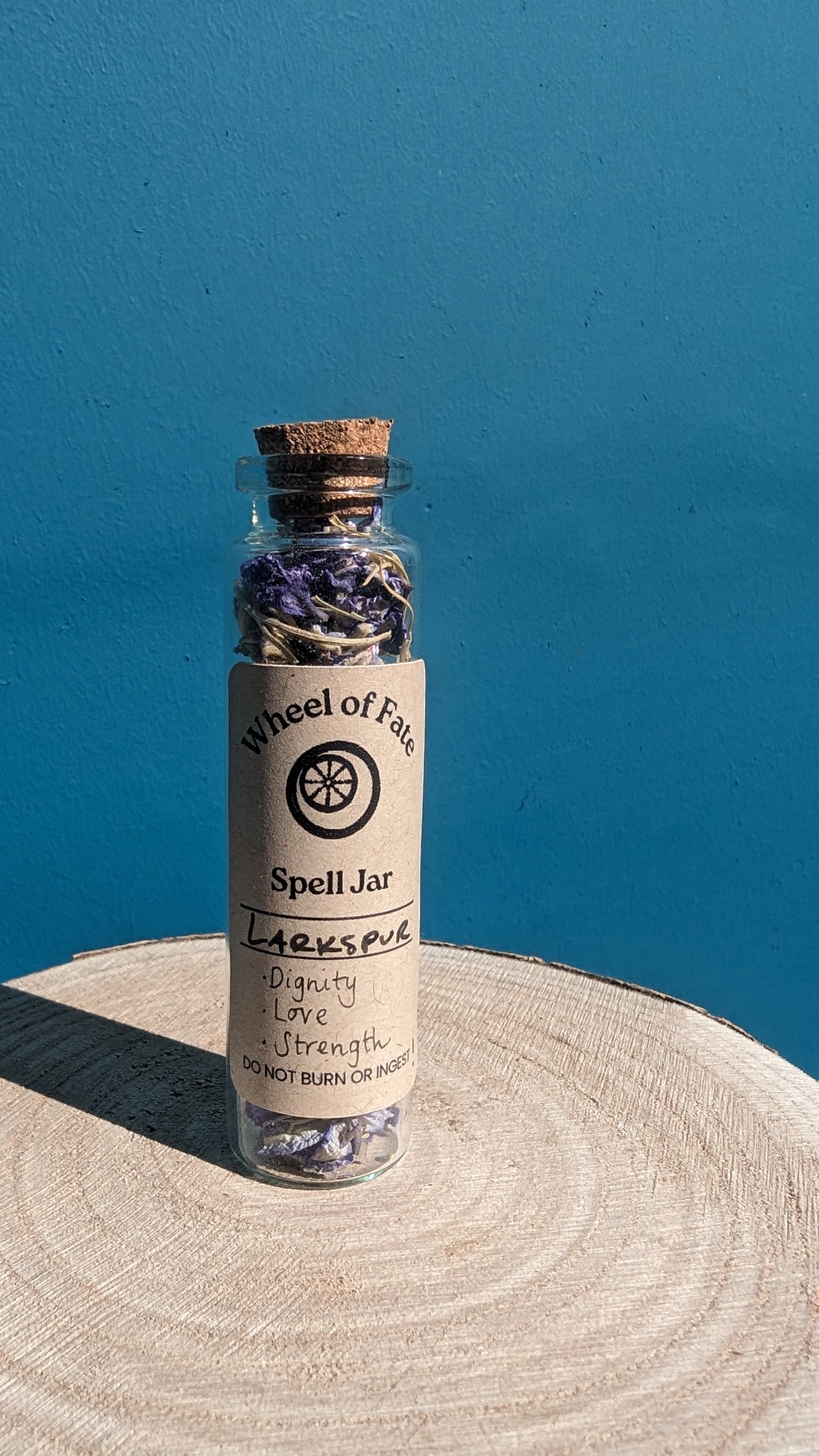 flower spell jar