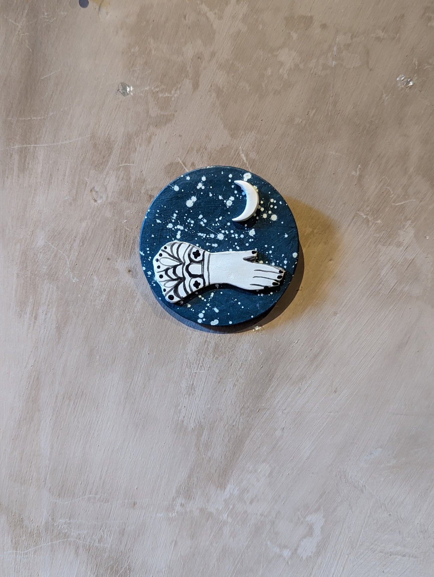 Draw Down the Moon (Miniature Plaque) by Ciara Veronica Dunne