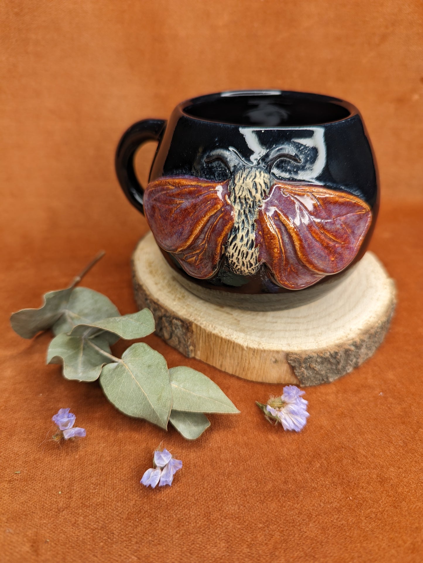 Black Moth Mug by Genuine Quirk