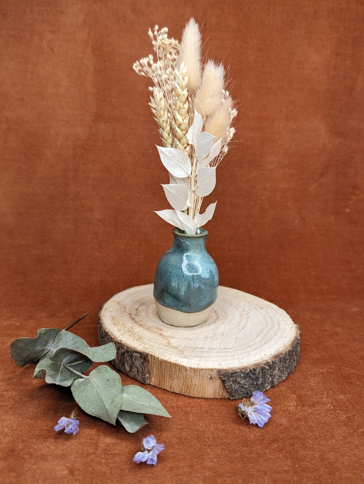 Mini Vase with Dried Flowers by Genuine Quirk