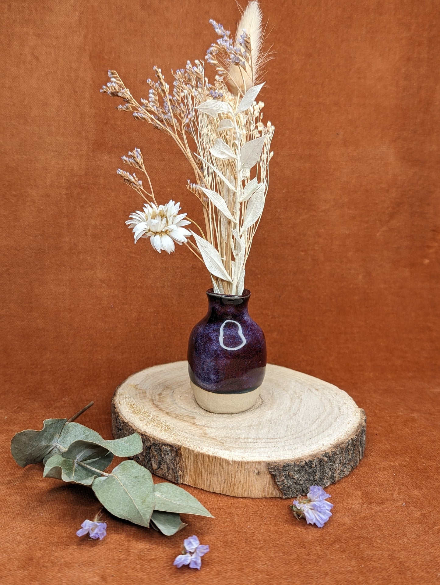 Mini Vase with Dried Flowers by Genuine Quirk