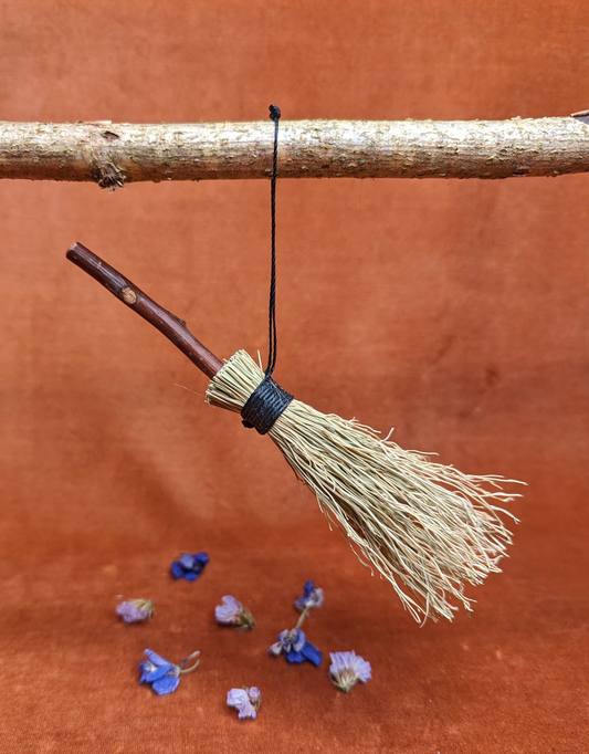 Mini Broom Ornament