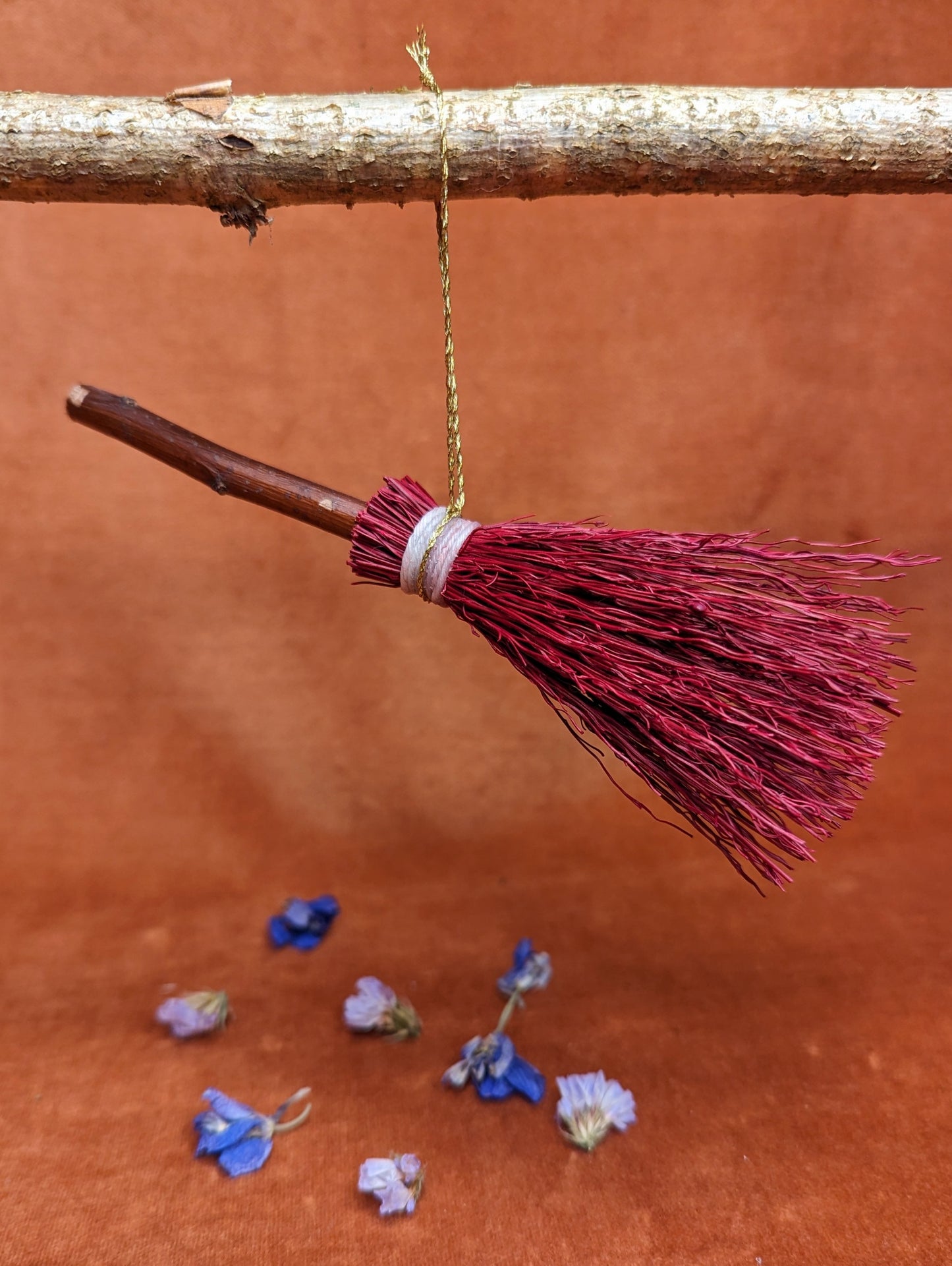 Mini Broom Ornament