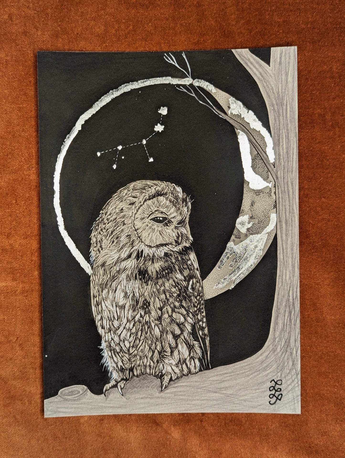 “Lunar Owl” Print by Laura Jeacock