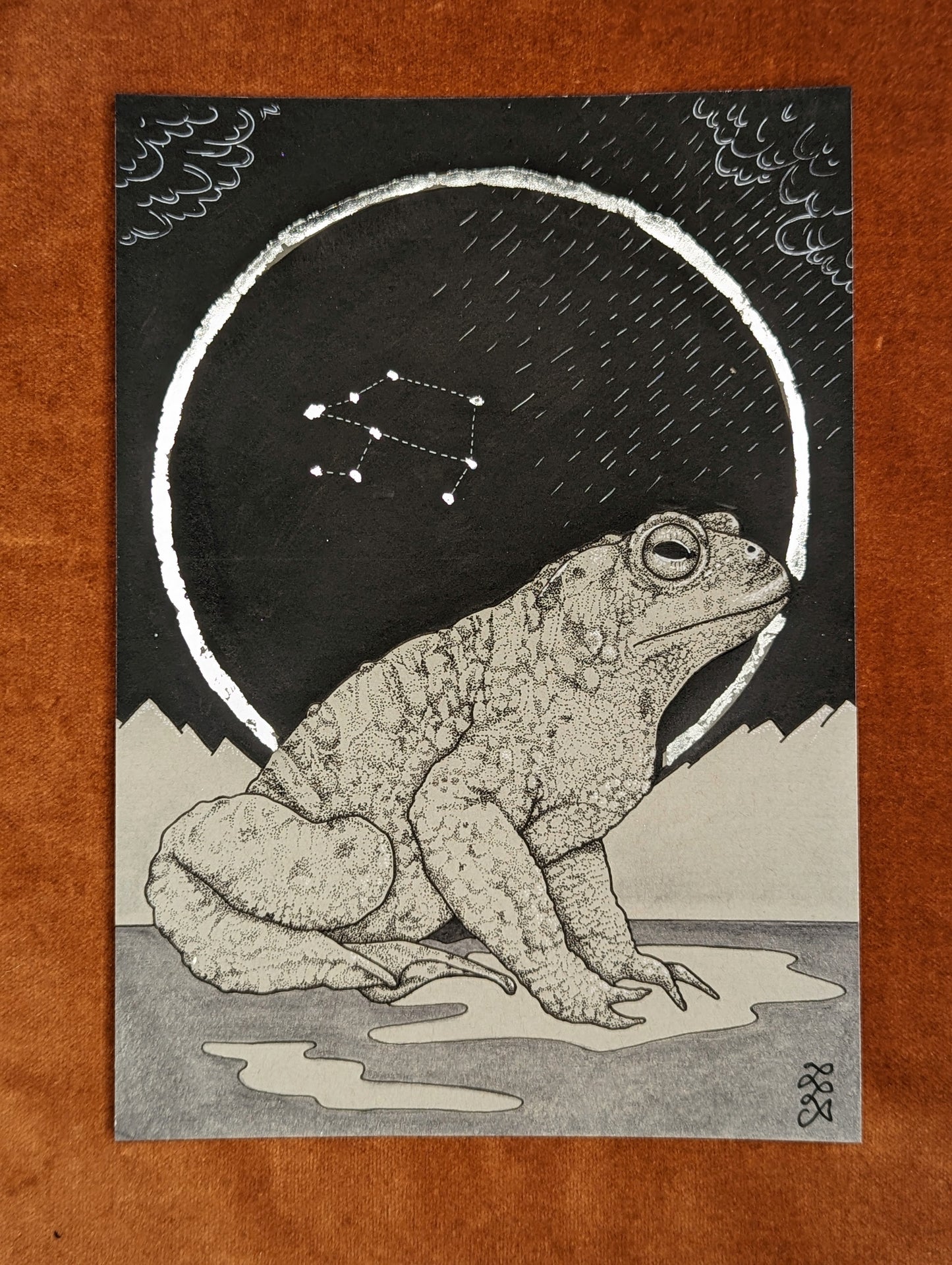 “Lunar Toad” Print by Laura Jeacock