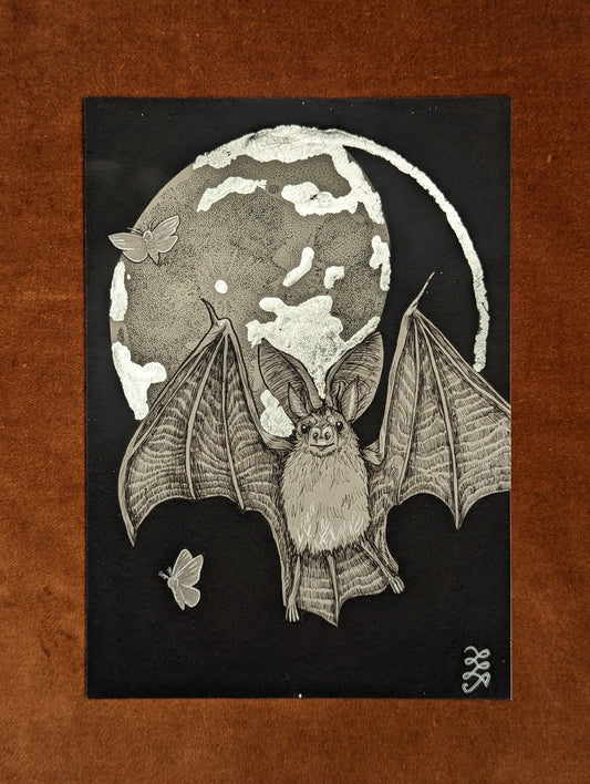 “Lunar Bat” Print by Laura Jeacock