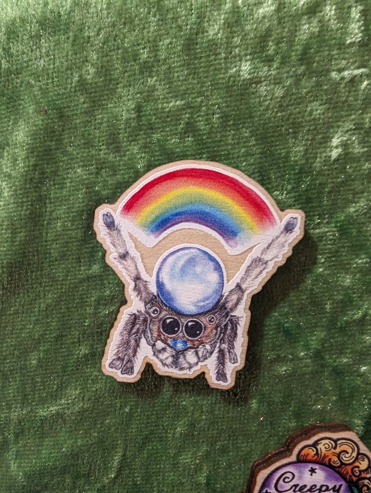 Wooden Badges by Laura Jeacock