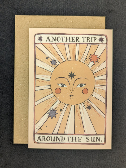 ‘Another Trip Around the Sun’ Birthday Greeting Card