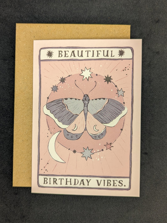 ‘Beautiful Birthday Vibes’ Greeting Card