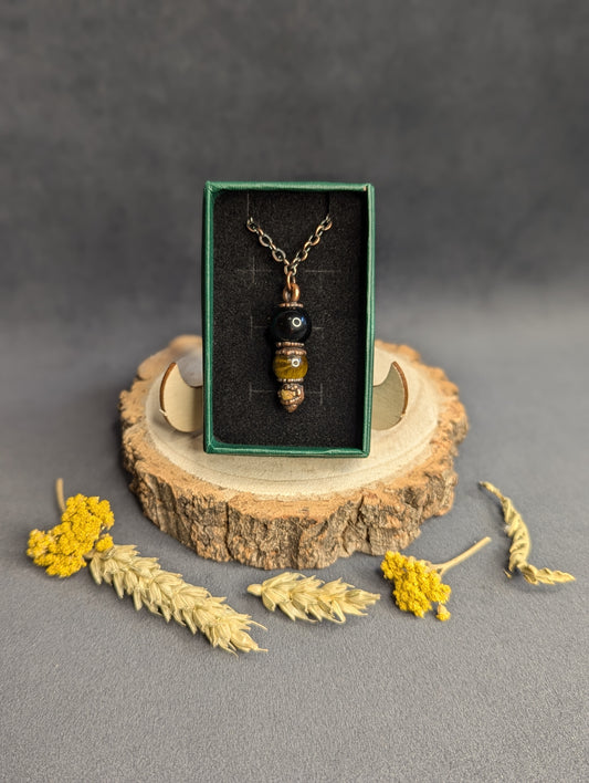 Autumn “Season of Harvest” - 3 Crystal Pendant
