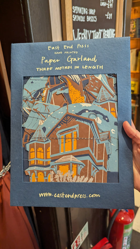 'Haunted House' Paper Garland by East End Press