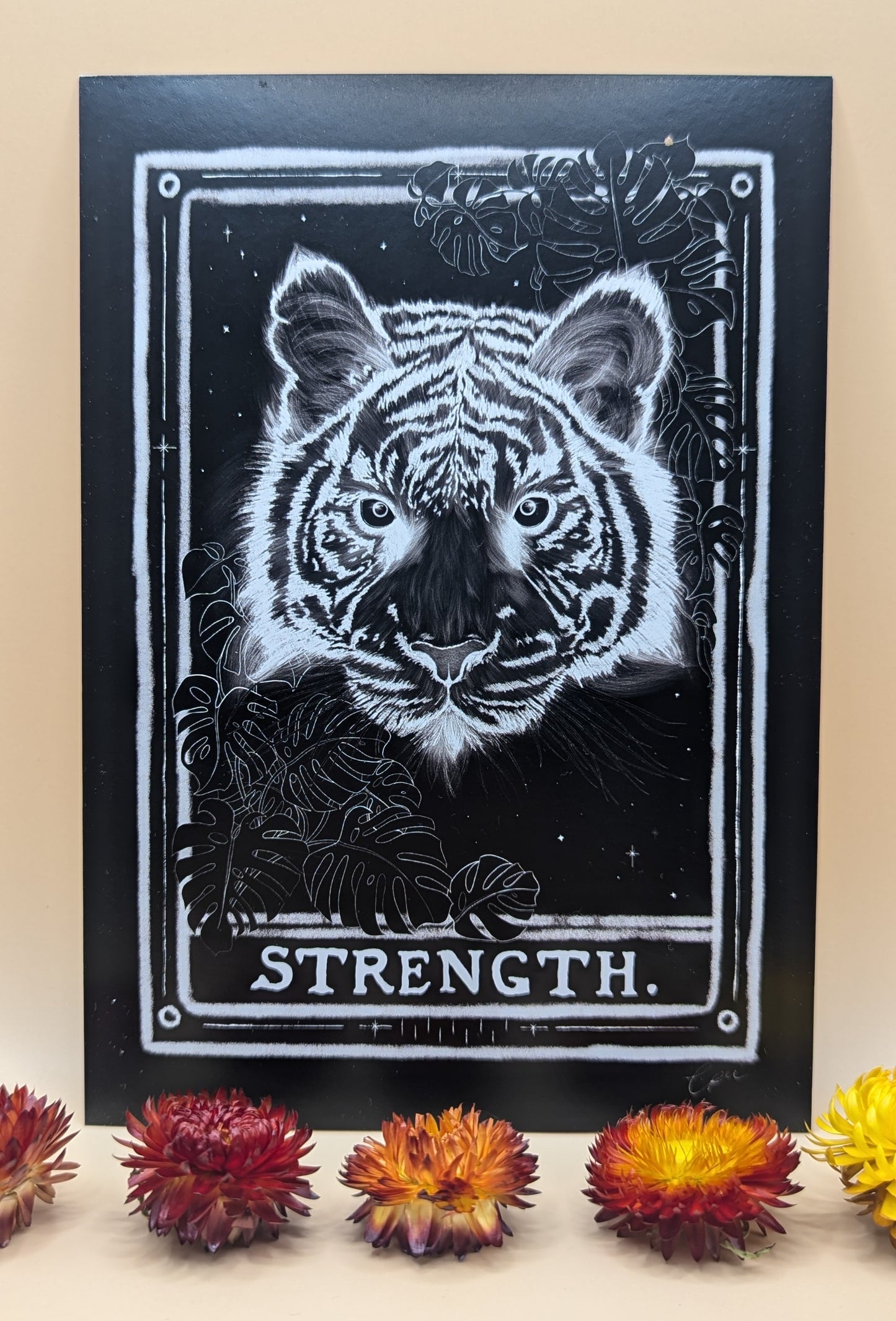 'Strength' Tiger Print by Lush Paige