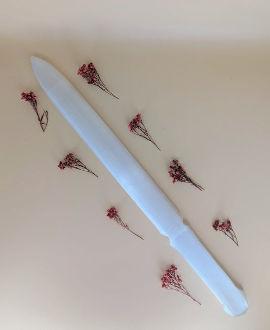 Selenite Sword