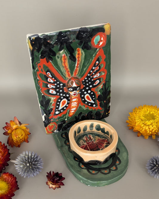 'Ex Voto' Ceramic Wall Piece by Ciara Veronica Dunne