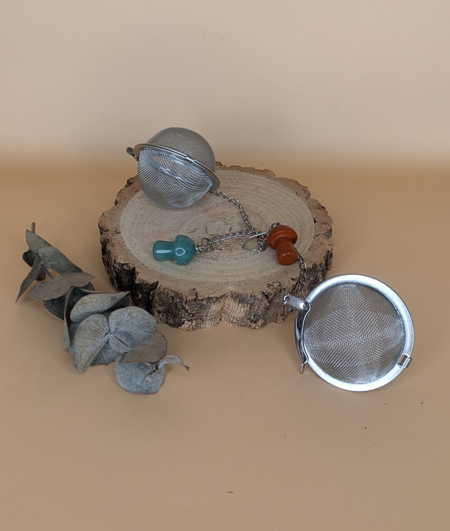 Crystal Mushroom Tea Strainer