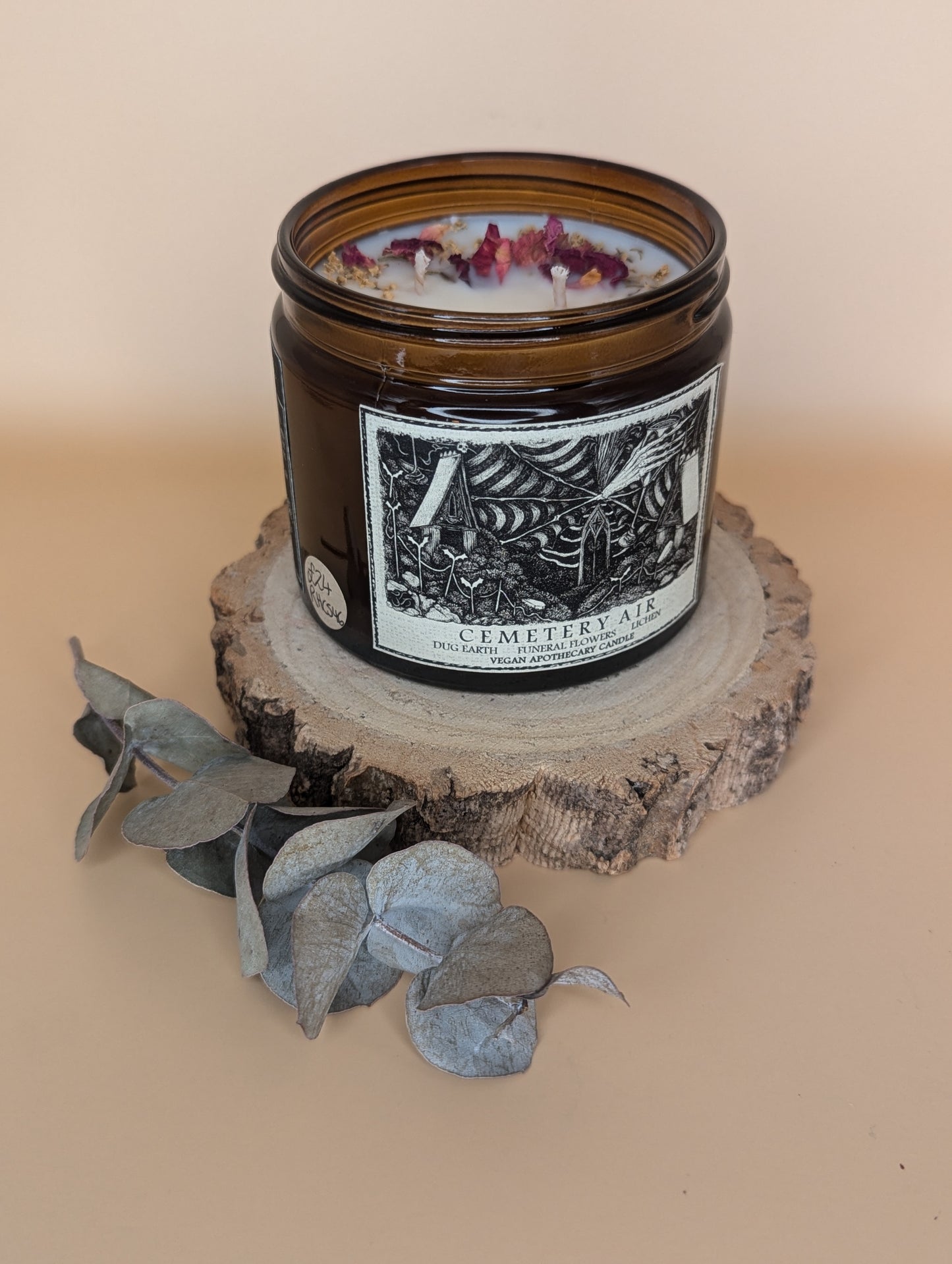 Double Wick Apothecary Candle: "Cemetery Air"