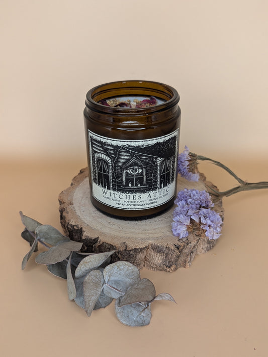 Single Wick Apothecary Candle: Witches Attic