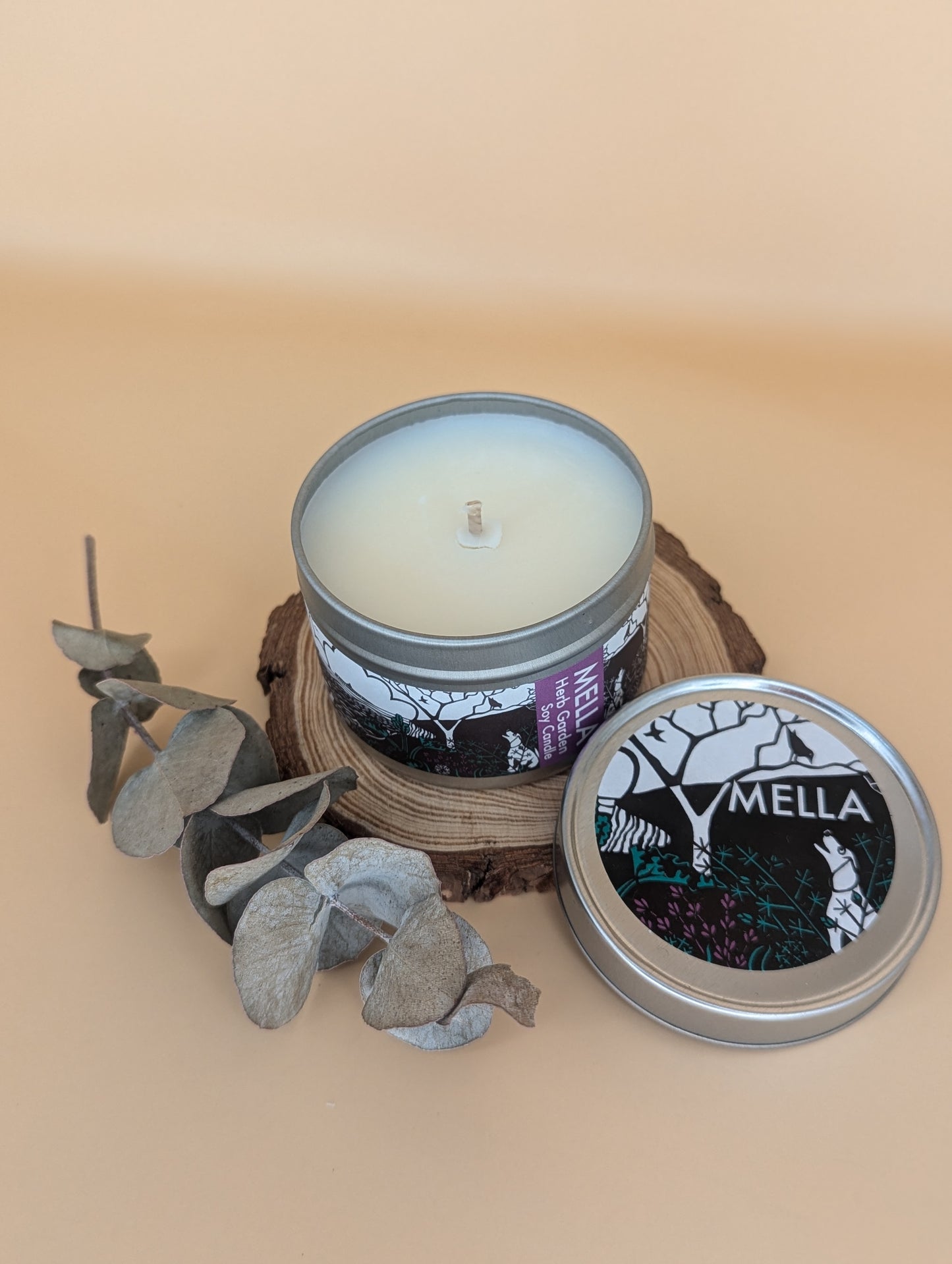 Mella Herb Garden Travel Candle