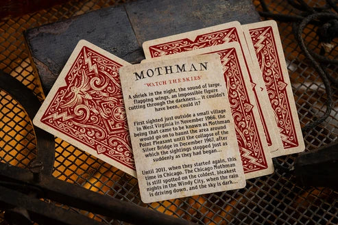 Mothman Cryptids Playing Cards by AH Playing cards