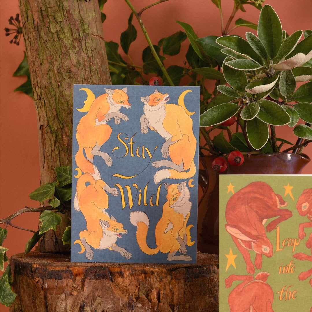 Stay Wild | Fox Greeting Card