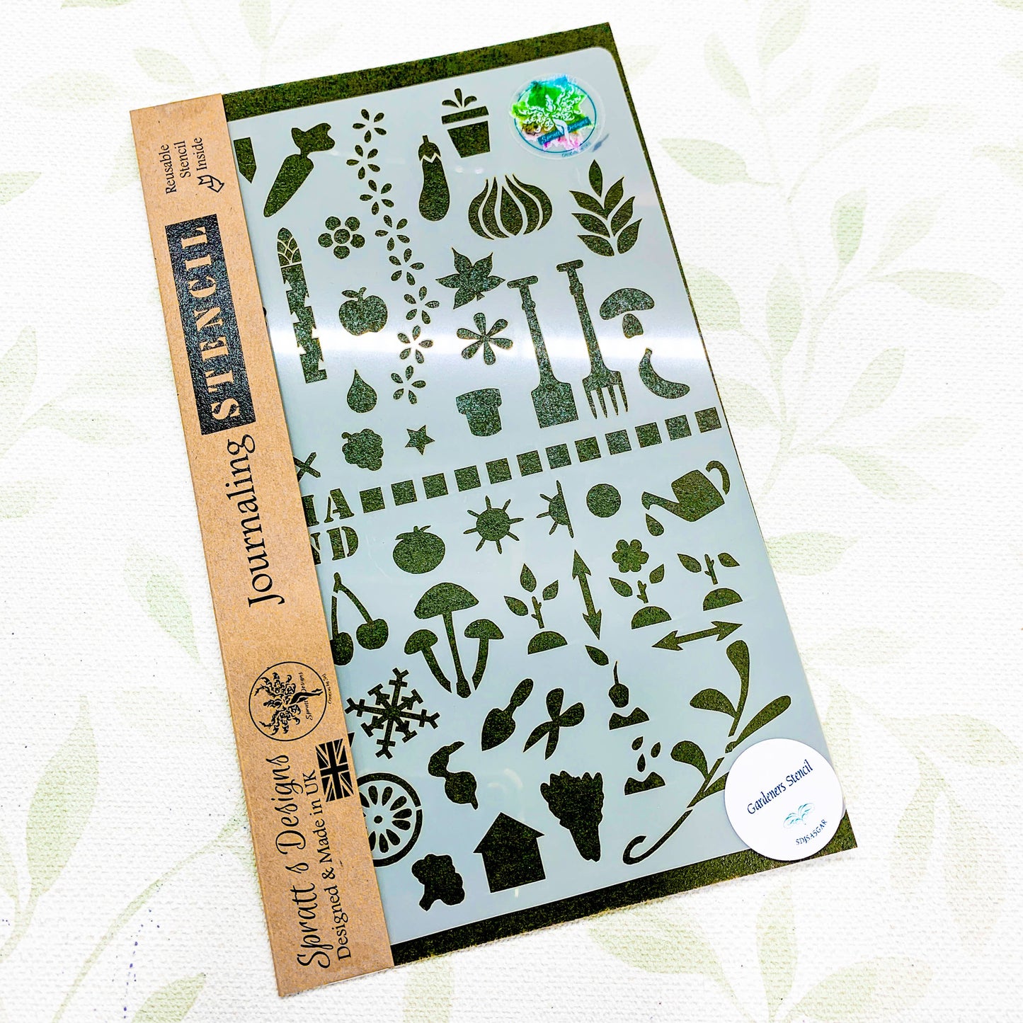 Garden Journal and Planting Stencil Kit