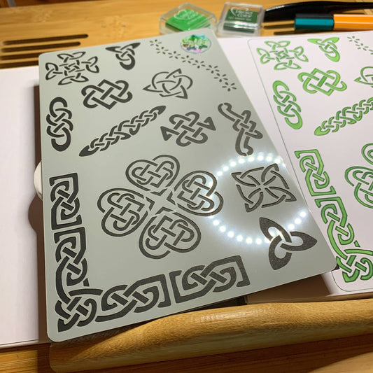 Celtic Viking Knots Stencil - Design 1