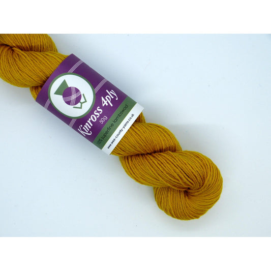 Kinross 4 Ply Yarn - Mustard