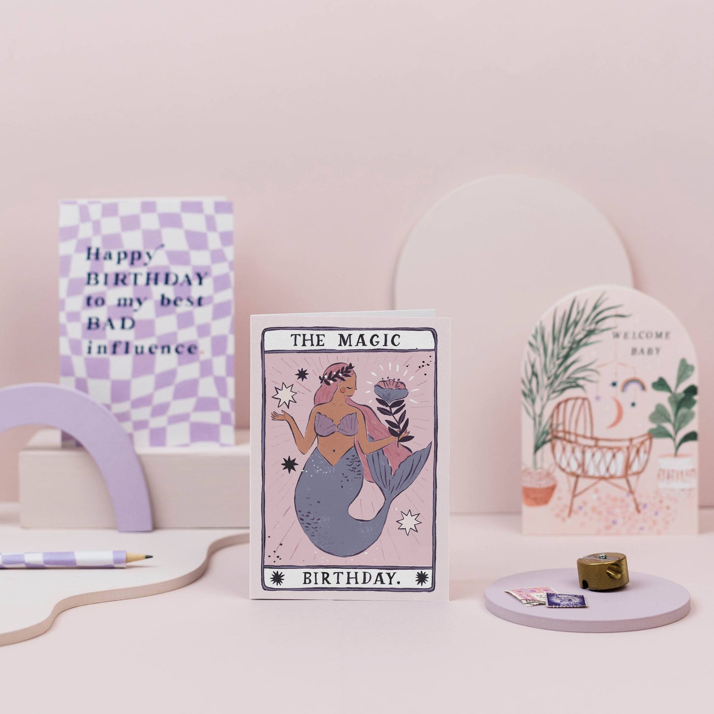Mermaid Magic Birthday Card by Sister Paper Co.