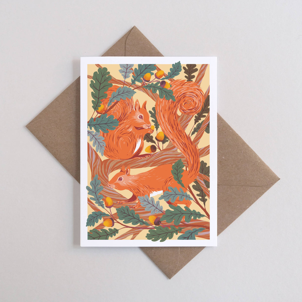 Red Squirrels | Greeting Card