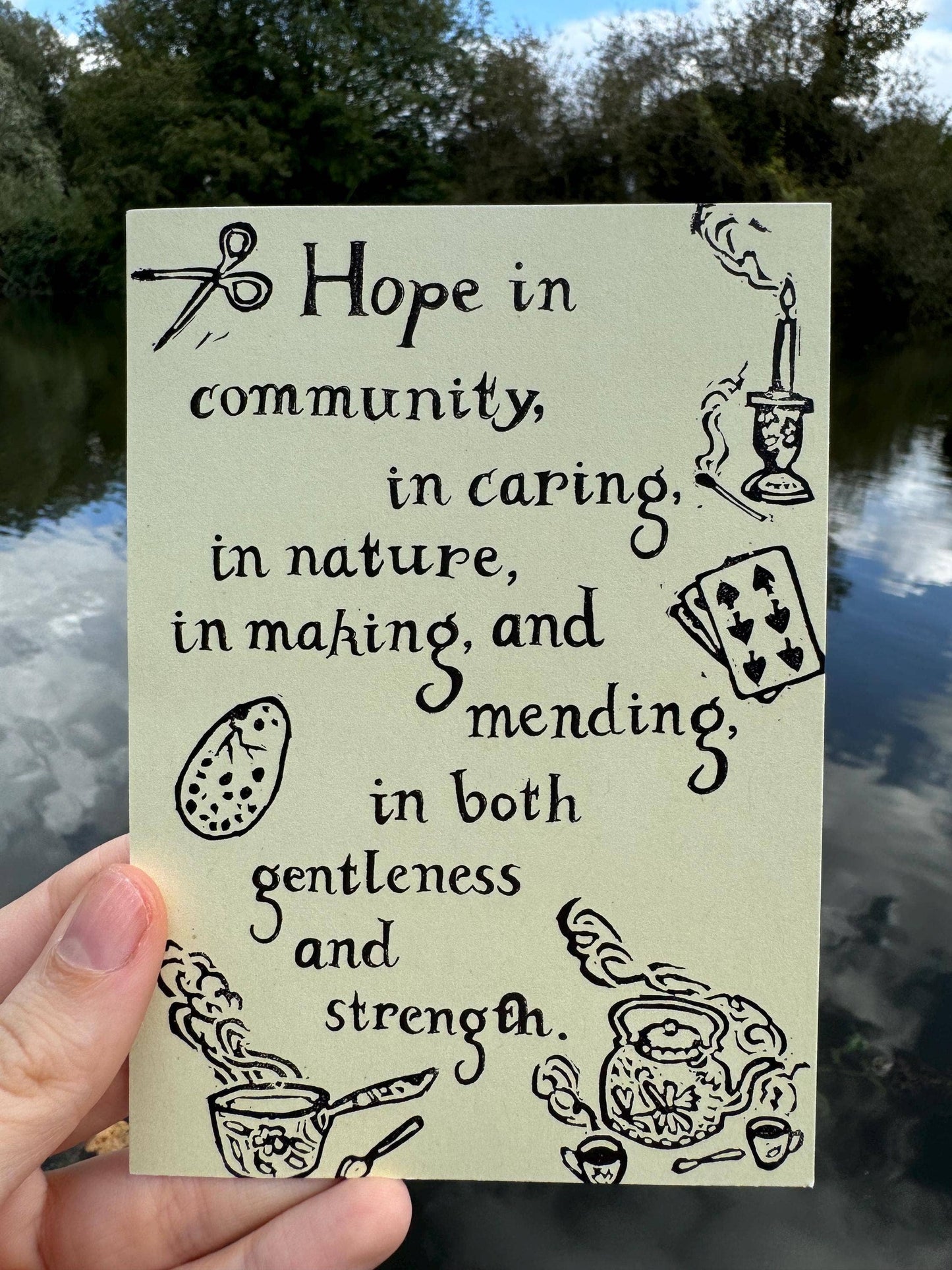 Hope in Community - A6 Print