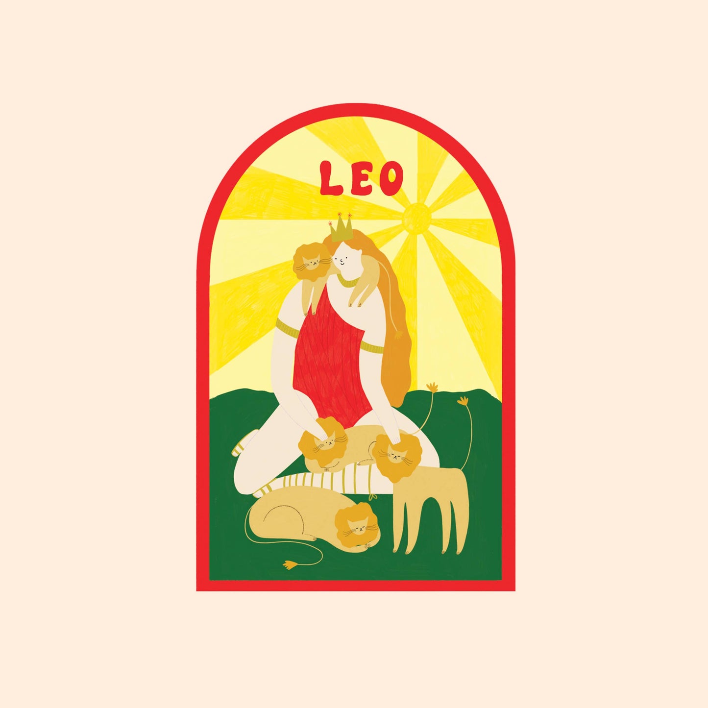 Leo Astrology Sticker