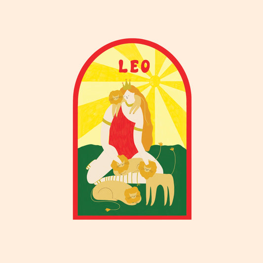 Leo Astrology Sticker