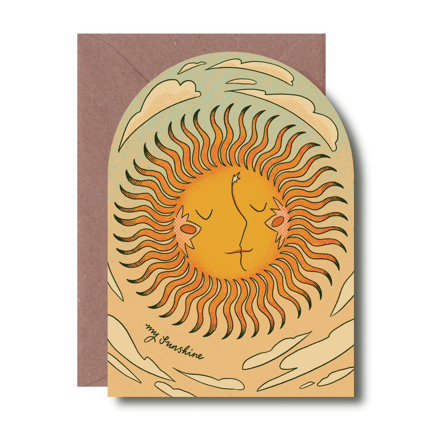 My Sunshine Arch Card by Lione & Shiekh
