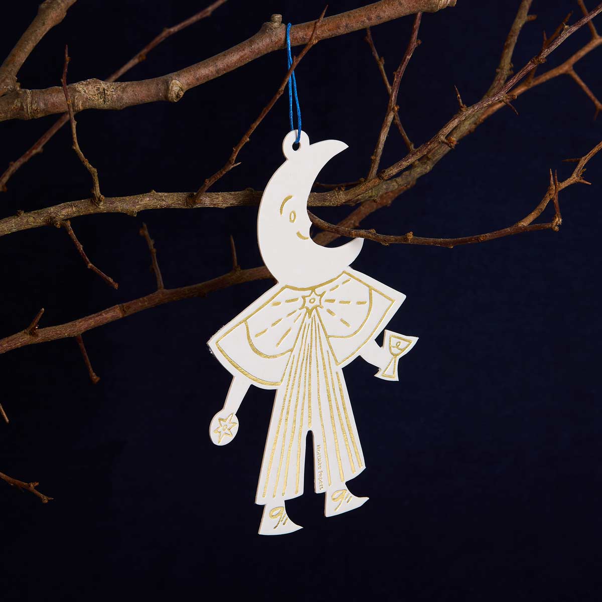 Moon Folk Ornament | Tree Decoration