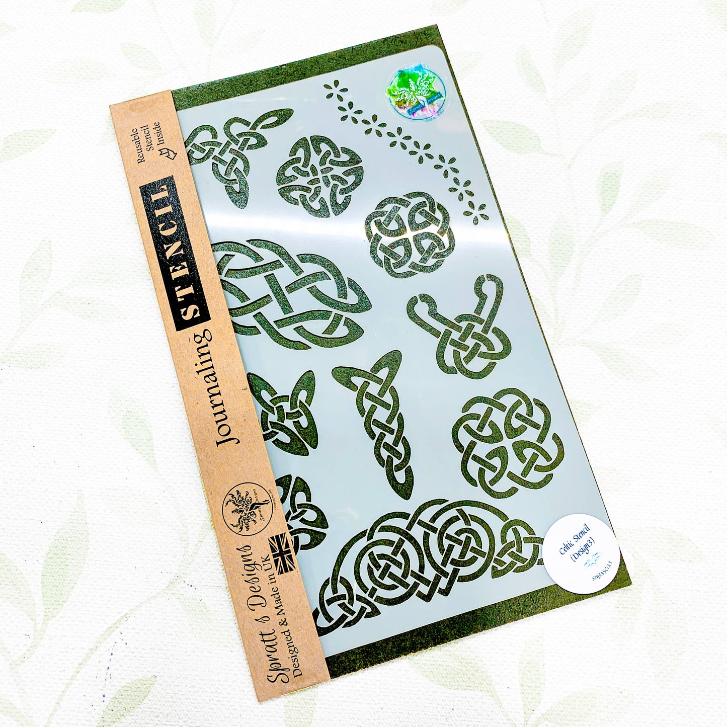 Celtic Viking Knots Stencil - Design 3