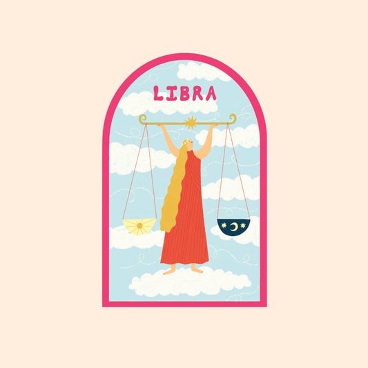 Libra Astrology Sticker
